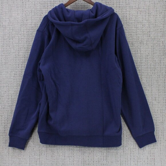 Swet Tailor Hoodie Mens XL Navy Blue Drawstring Full Zip Stretch Fleece NWT - Picture 2 of 9